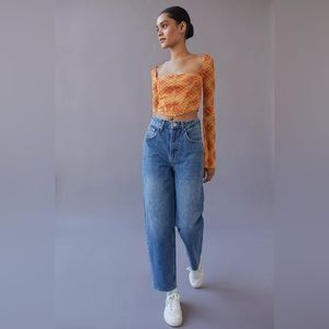 Bdg vintage feel high rise baggy jeans